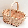 Woodchip Basket - Wooden Basket - Natural - Small Craft Baskets - Easter Basket Decor