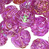 Rosebud Beads - Purple Ab - AB Beads - Rosebud Flower Beads - Rose Beads