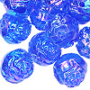 AB Rosebud Flower Beads - Sapphire Blue - AB Beads - Rosebud Flower Beads