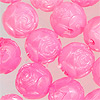 Rosebud Beads - Pink - AB Beads - Rosebud Flower Beads - Rose Beads