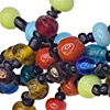 Small Glass Beads - Multi Color - Glass Bead String