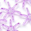 Starflake Beads - Lt Amethyst Tr - Sunburst Beads - Starburst Beads - Ferris Wheel Beads - Paddlewheel Beads