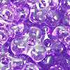 Tri Beads - Amethyst Tr - Plastic Tri Beads - Propeller Beads - 