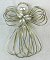Angel Pin with Pearl Beads - Silver - Silver Angel Pin with Pearl Beads - Angel Jewelry