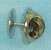 Tie Tac with Clutch - Silver - Tie Tac with Clutch - Jewelry Clasps - Jewelry Findings - Tie Tacks - Butterfly Tie Tacks
