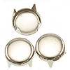 Round Studs - Studs for Clothing - Fabric Studs - Silver - Silver Studs for Clothing - Silver Nailheads - Bedazzler StudsNailheads