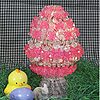 Beaded Egg Shaped Kit - Pink - Beading Kit - Craft Kit - Beaded Egg - Easter Egg Decorations