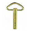 Triangle Head Key for Music Boxes - Gold - Winding Music Box Key - Winder Music Box Key