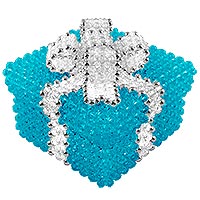 Sparkling Beaded Box for Decoration, Trinkets, Jewelry, and Gift Giving