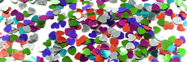 Craft Sequins - Sequin Hearts - Sequins for Crafts