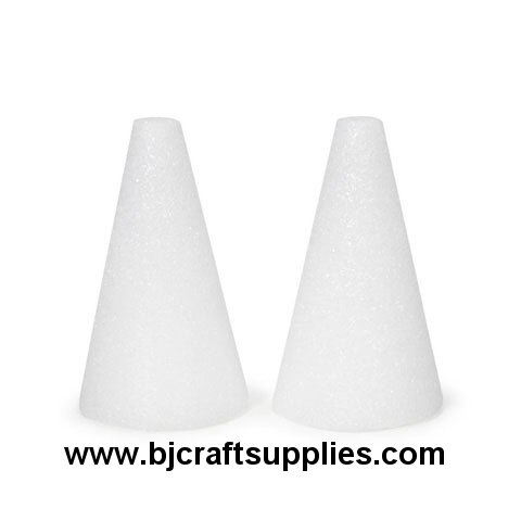 Styrofoam Cone, 8x3 - Crafts Direct
