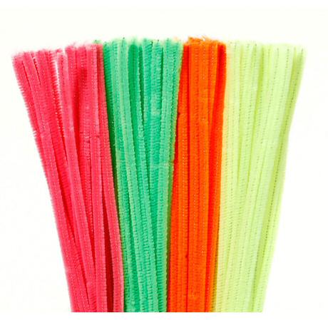 White Pipe Cleaner, Pipe Cleaners Craft, 30mm Super Chunky Chenille Stems,  Pipe Cleaner for Beginners DIY Arts Crafts Decorations