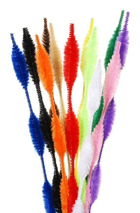 Bulk Craft Pipe Cleaners - Easter, Chenille, 50 Pk - Wholesale Crafts