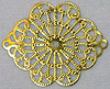 Hexagon Filigree - Gold - 