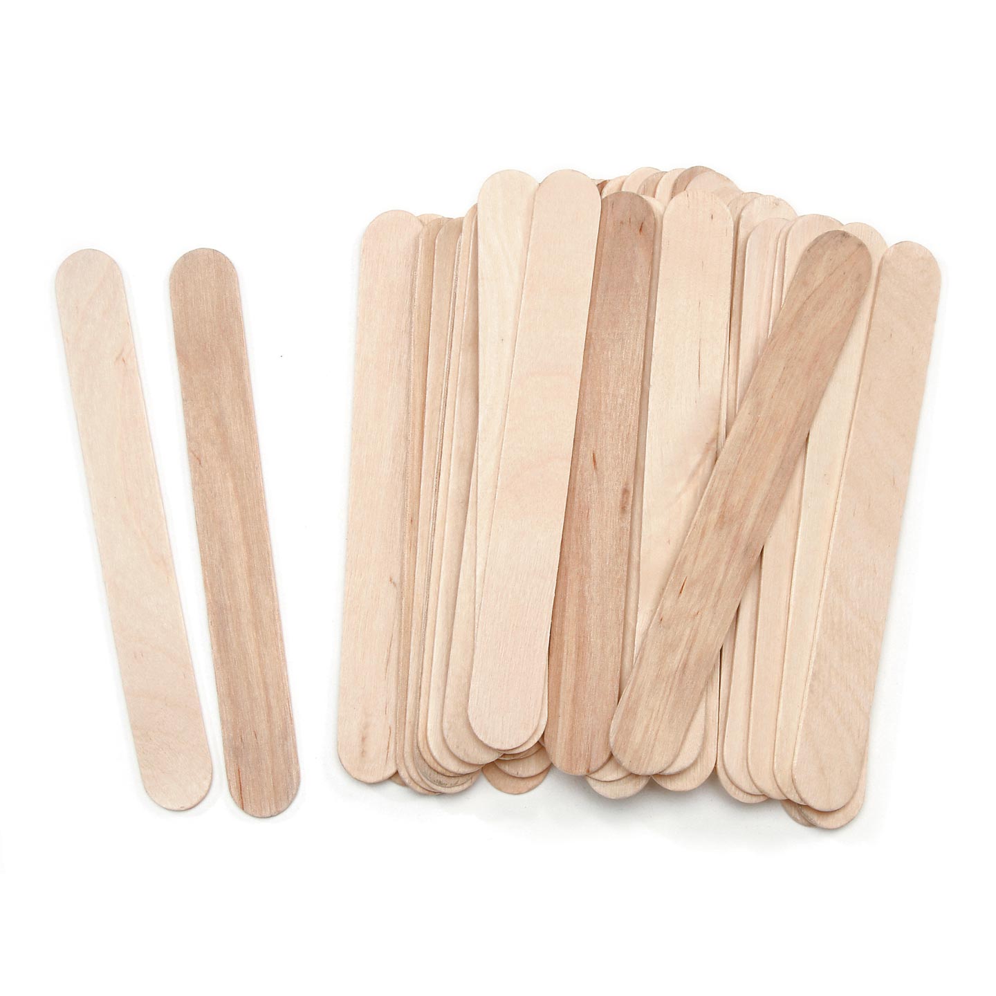 Mini Wooden Craft Popsicle Sticks, Assorted Color, 2-1/8-Inch, 150